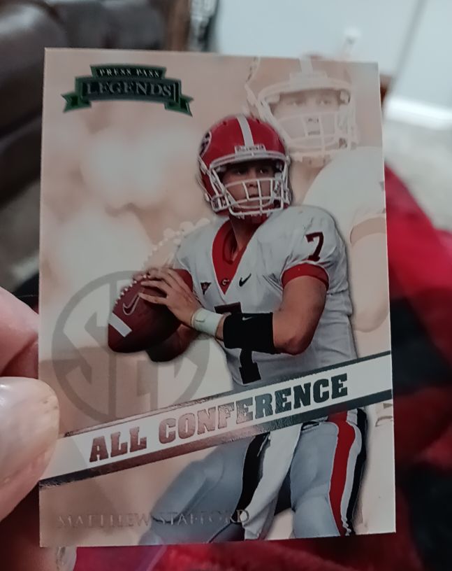 2009 Press Pass Legends All Conference Matthew Stafford — front