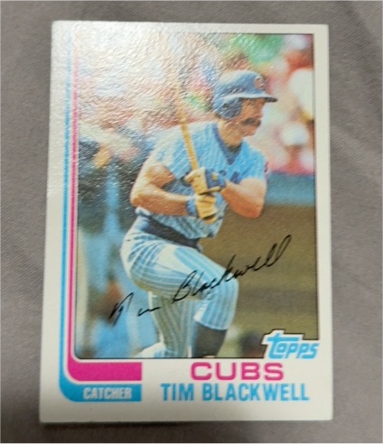 1982 Topps #374 Tim Blackwell — front