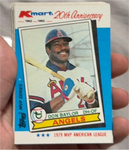 1982 Topps Kmart 20th Anniversary #35 Don Baylor — front