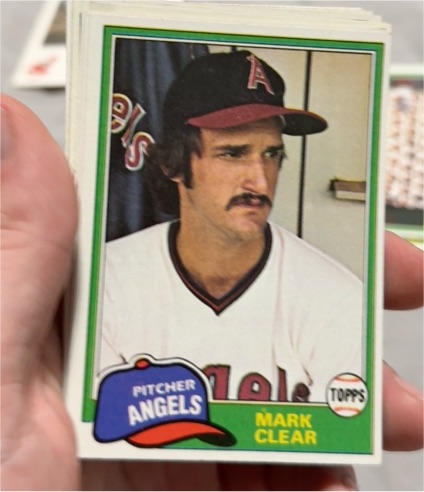 1981 Topps #12 Mark Clear — front