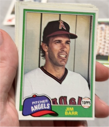 1981 Topps #717 Jim Barr — front