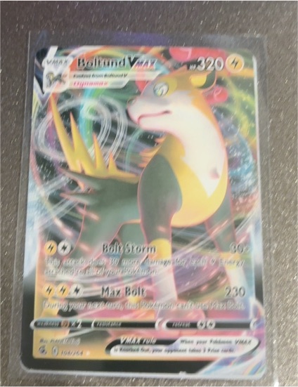 2021 Pokémon TCG #104 Boltund VMAX Fusion Strike — front