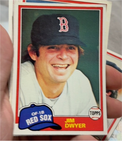 1981 Topps #184 Jim Dwyer — front