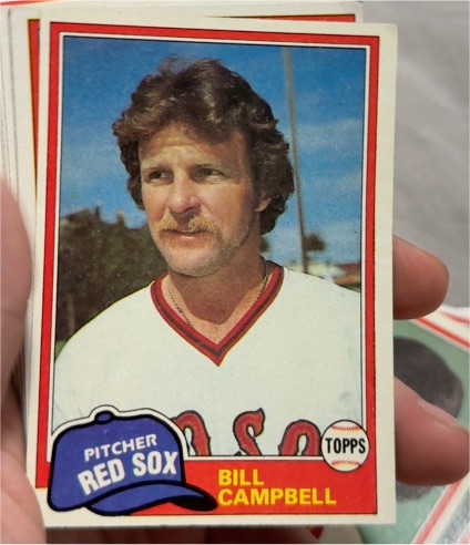1981 Topps #396 Bill Campbell — front