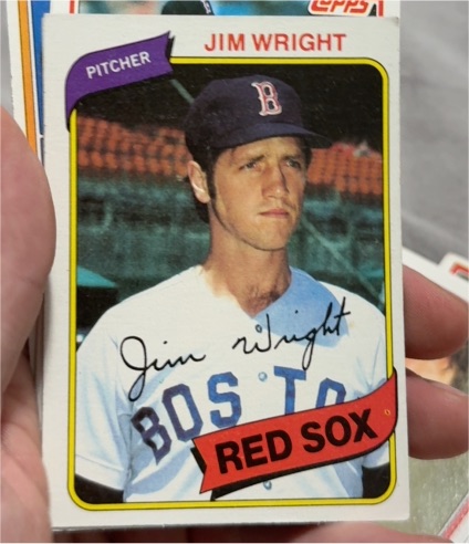 1980 Topps #524 Jim Wright — front