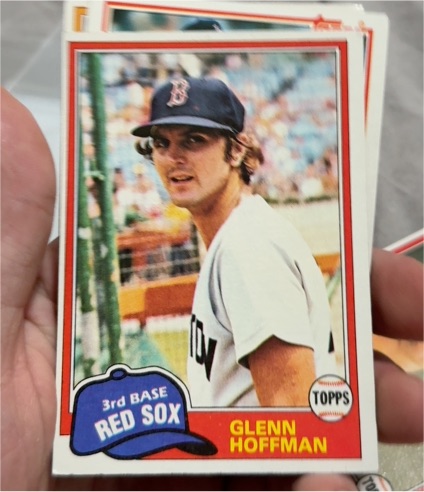 1981 Topps #349 Glenn Hoffman — front