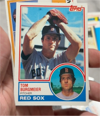 1983 Topps #213 Tom Burgmeier — front