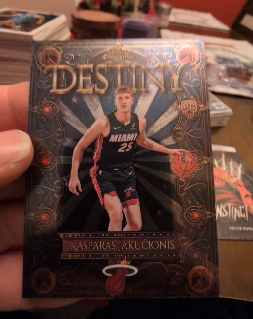 2025-26 Topps Chrome #D-17 Kasparas Jakučionis — front