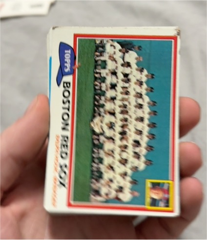 1981 Topps #662 Boston Red Sox Team — front