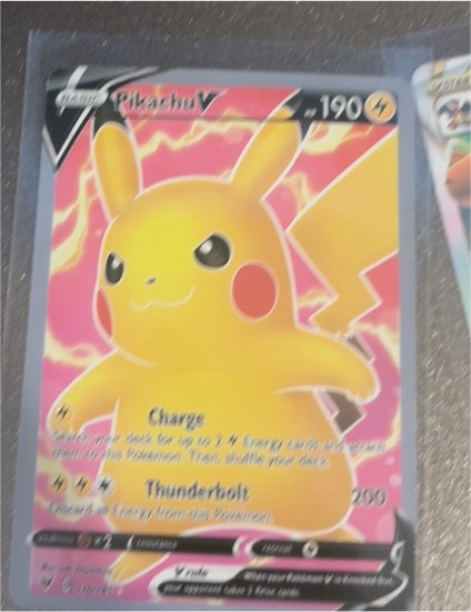 2020 Pokémon TCG Vivid Voltage #170 Pikachu V — front