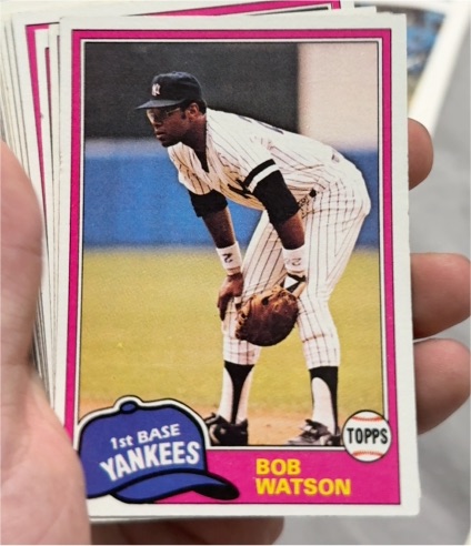 1981 Topps #690 Bob Watson — front