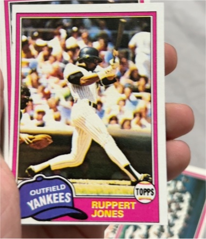 1981 Topps #225 Ruppert Jones — front