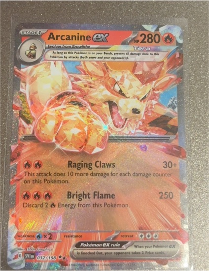 2022 Pokémon SV01: Scarlet & Violet Base Set #032/198 Arcanine ex — front