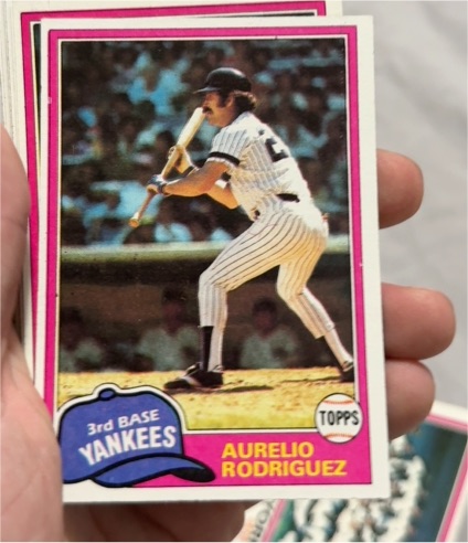 1981 Topps #34 Aurelio Rodriguez — front
