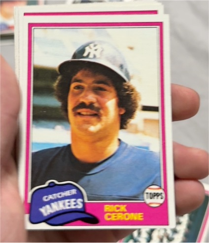 1981 Topps #335 Rick Cerone — front