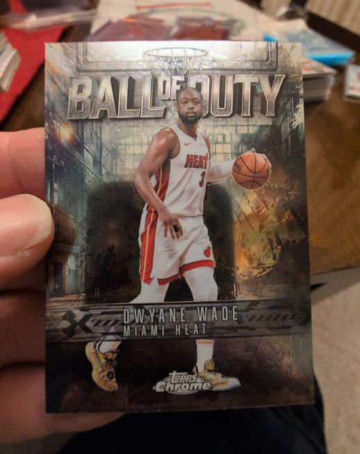 2025-26 Topps Chrome #BD-16 Dwyane Wade Ball of Duty — front