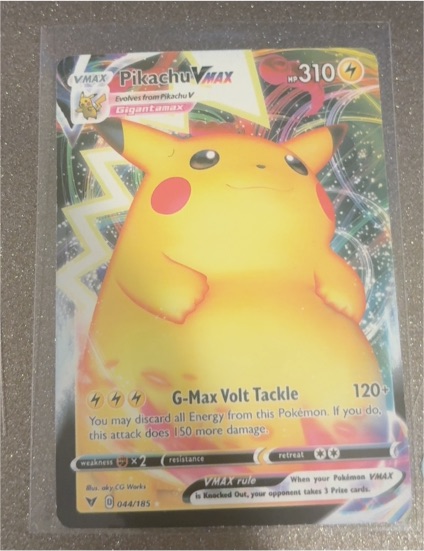 2020 Pokémon SWSH Vivid Voltage #044 Pikachu VMAX — front