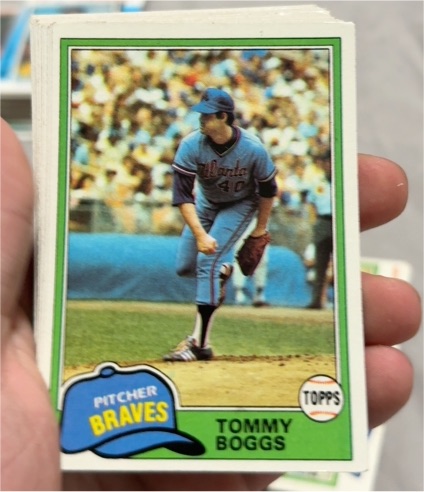 1981 Topps #132 Tommy Boggs — front
