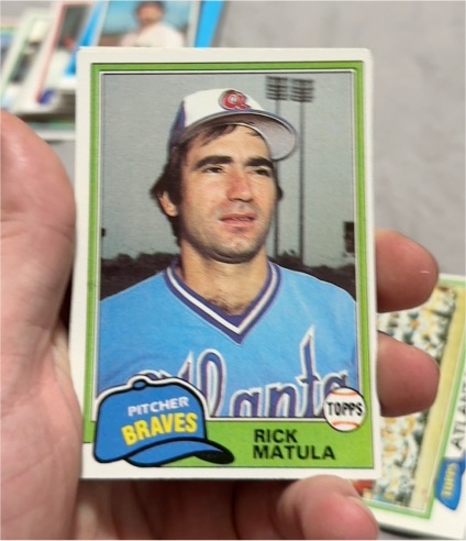 1981 Topps #611 Rick Matula — front