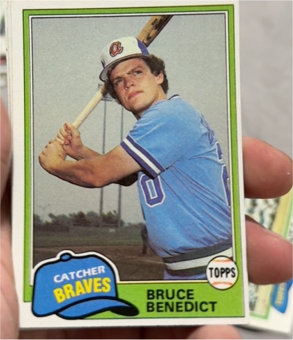 1981 Topps #108 Bruce Benedict — front