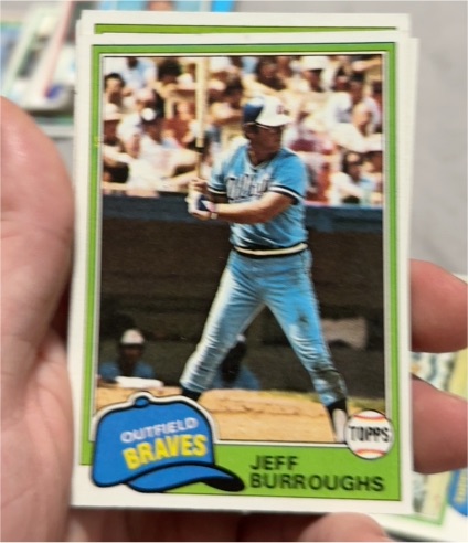 1981 Topps #20 Jeff Burroughs — front