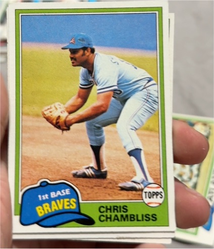 1981 Topps #155 Chris Chambliss — front