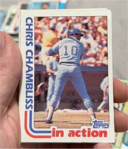 1982 Topps #321 Chris Chambliss — front
