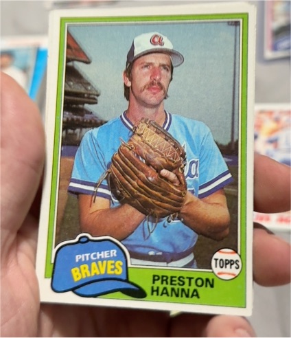 1981 Topps #594 Preston Hanna — front