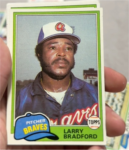1981 Topps #542 Larry Bradford — front