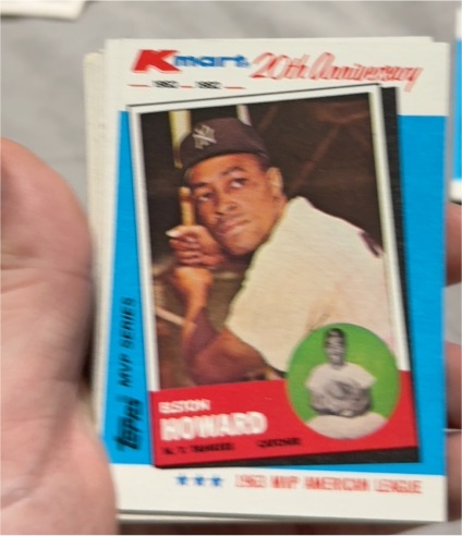 1982 Topps Kmart MVP Series #3 Elston Howard — front