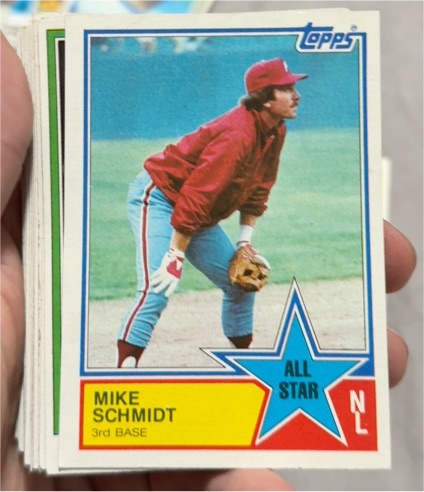 1983 Topps #399 Mike Schmidt — front