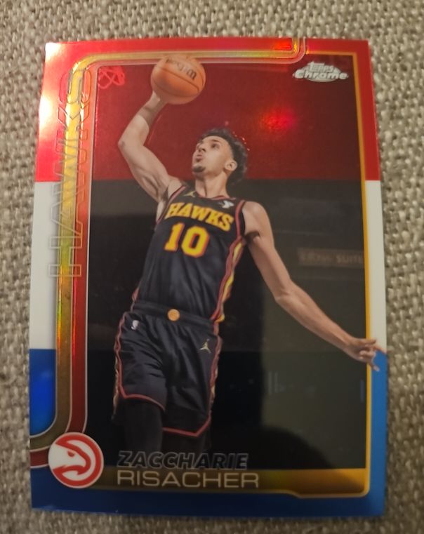 2025-26 Topps Chrome #2 Zaccharie Risacher — front