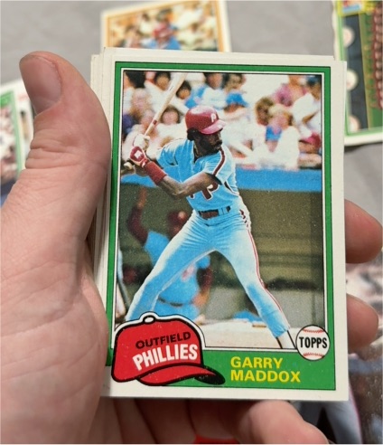 1981 Topps #160 Garry Maddox — front