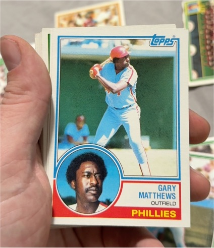 1983 Topps #780 Gary Matthews — front