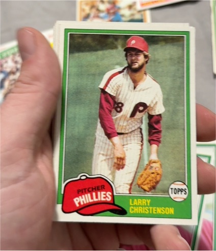 1981 Topps #346 Larry Christenson — front