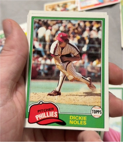 1981 Topps #406 Dickie Noles — front