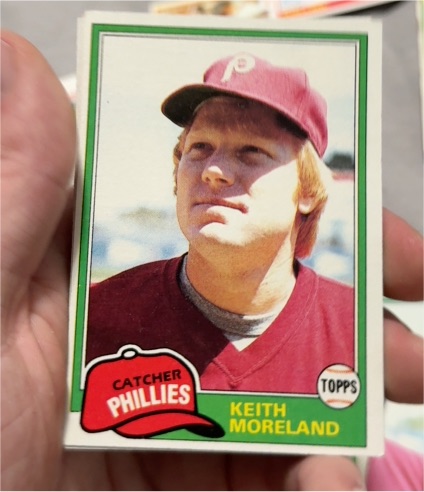 1981 Topps #131 Keith Moreland — front