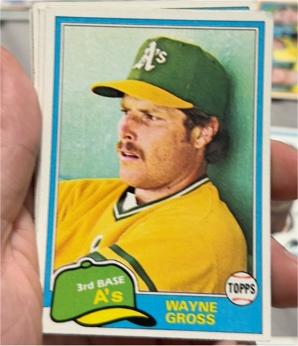 1981 Topps #86 Wayne Gross — front