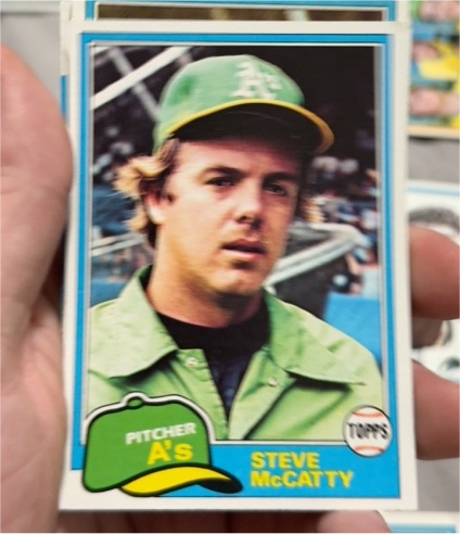 1981 Topps #503 Steve McCatty — front