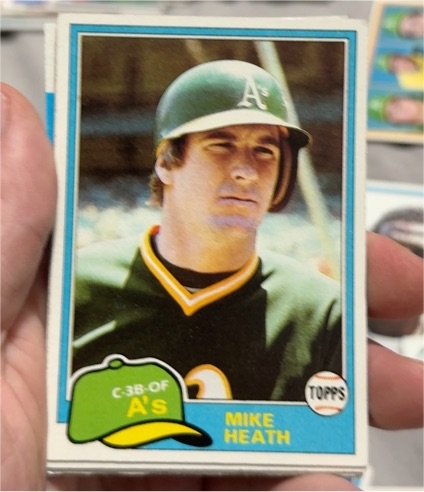 1981 Topps #437 Mike Heath — front