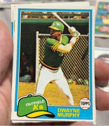 1981 Topps #341 Dwayne Murphy — front