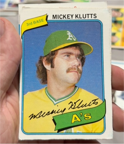 1980 Topps #717 Mickey Klutts — front