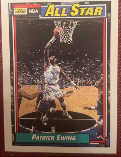 1992-93 Topps #121 Patrick Ewing All-Star — front