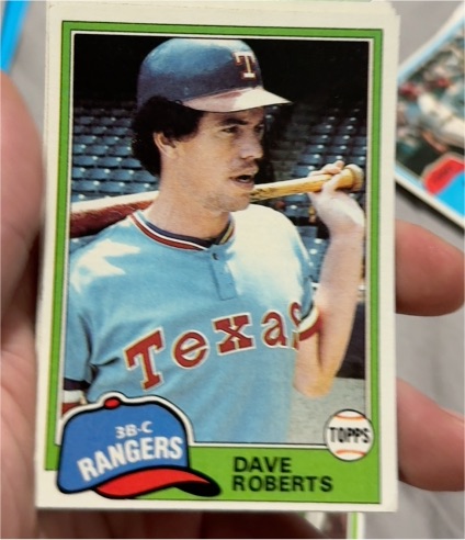 1981 Topps #431 Dave Roberts — front