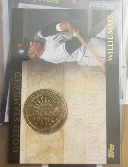 2012 Topps Gold Standard #GS-25 Willie Mays — front