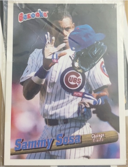 1996 Topps Bazooka #20 Sammy Sosa — front