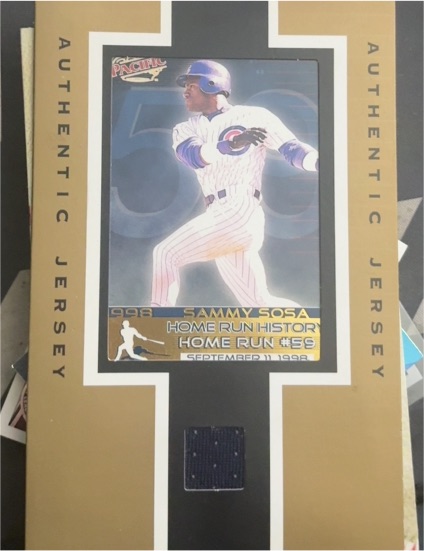 1998 Pacific #59 Sammy Sosa Home Run History — front