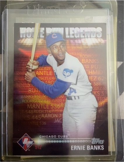 2012 Topps Prime Nine Home Run Legends #HRL-7 Ernie Banks — front