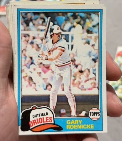 1981 Topps #37 Gary Roenicke — front