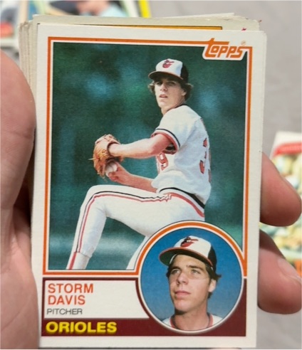 1983 Topps #268 Storm Davis — front